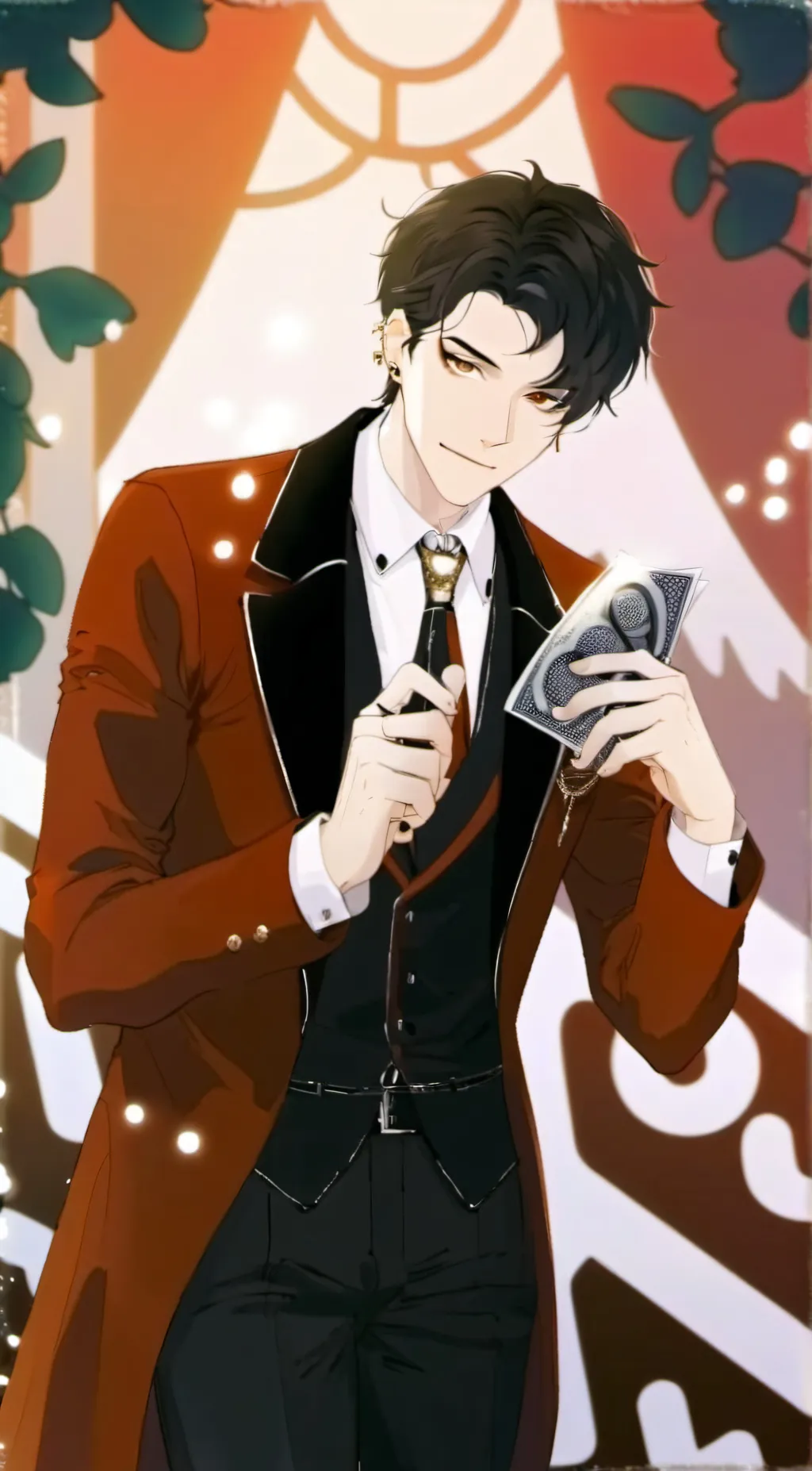 ai character: asher~*-* background