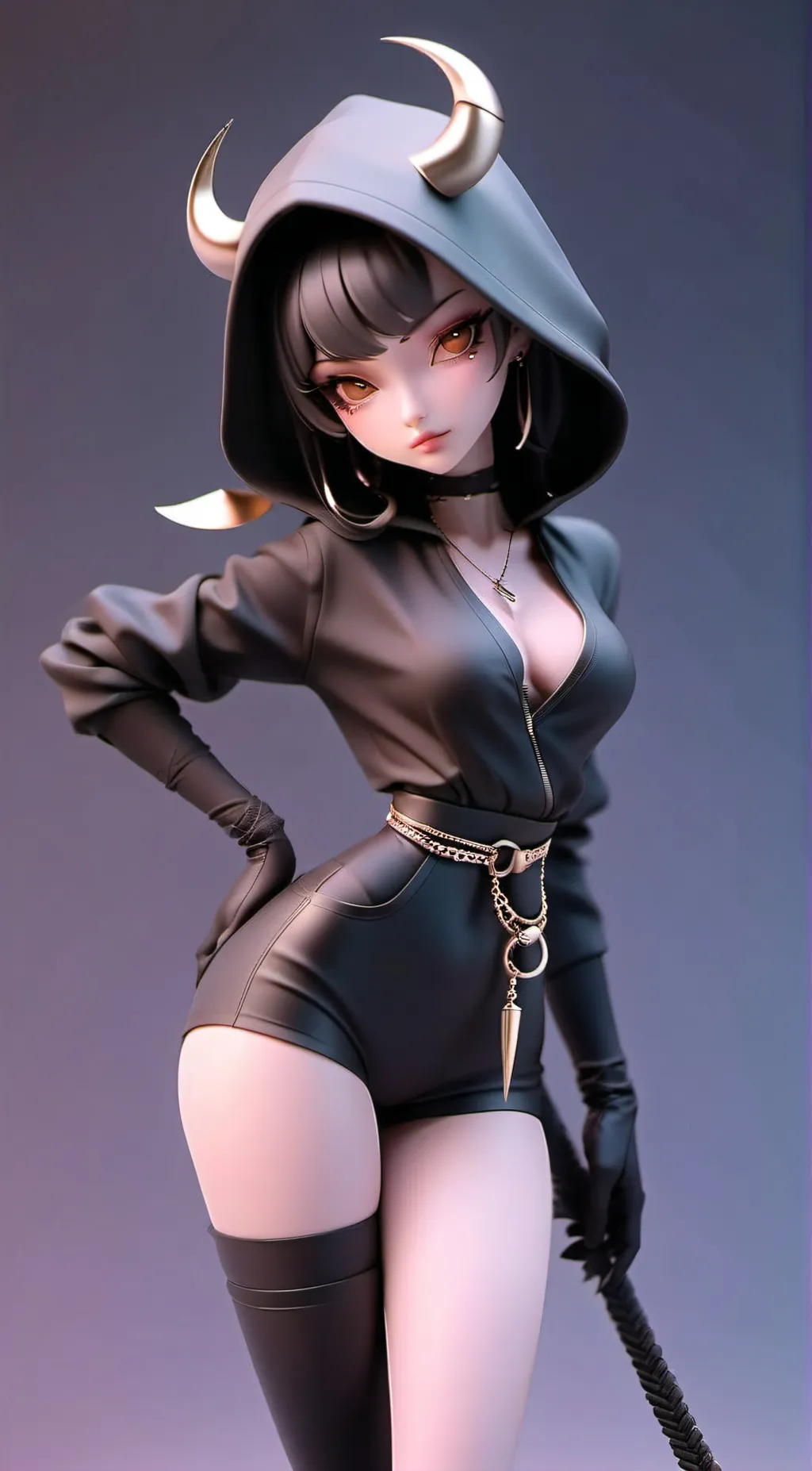 ai character: 黑雾 background