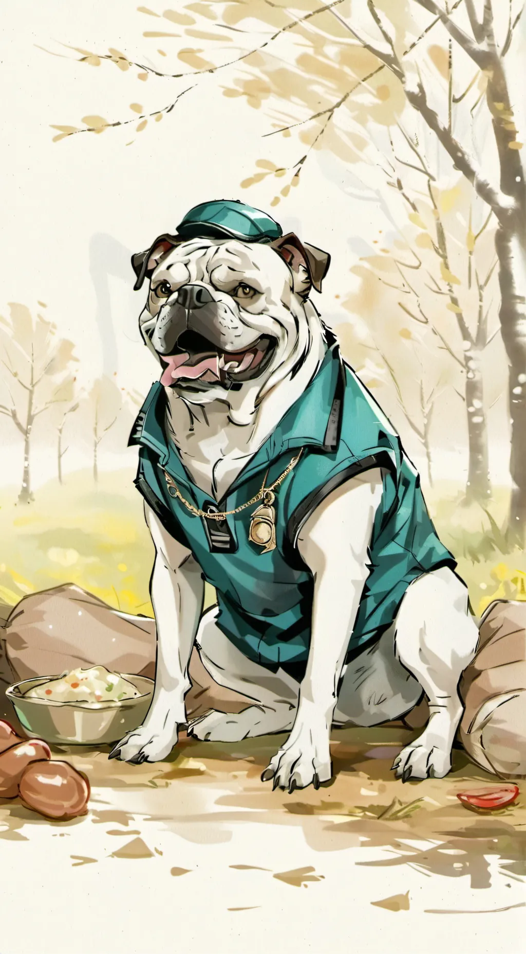 ai character: arnold background