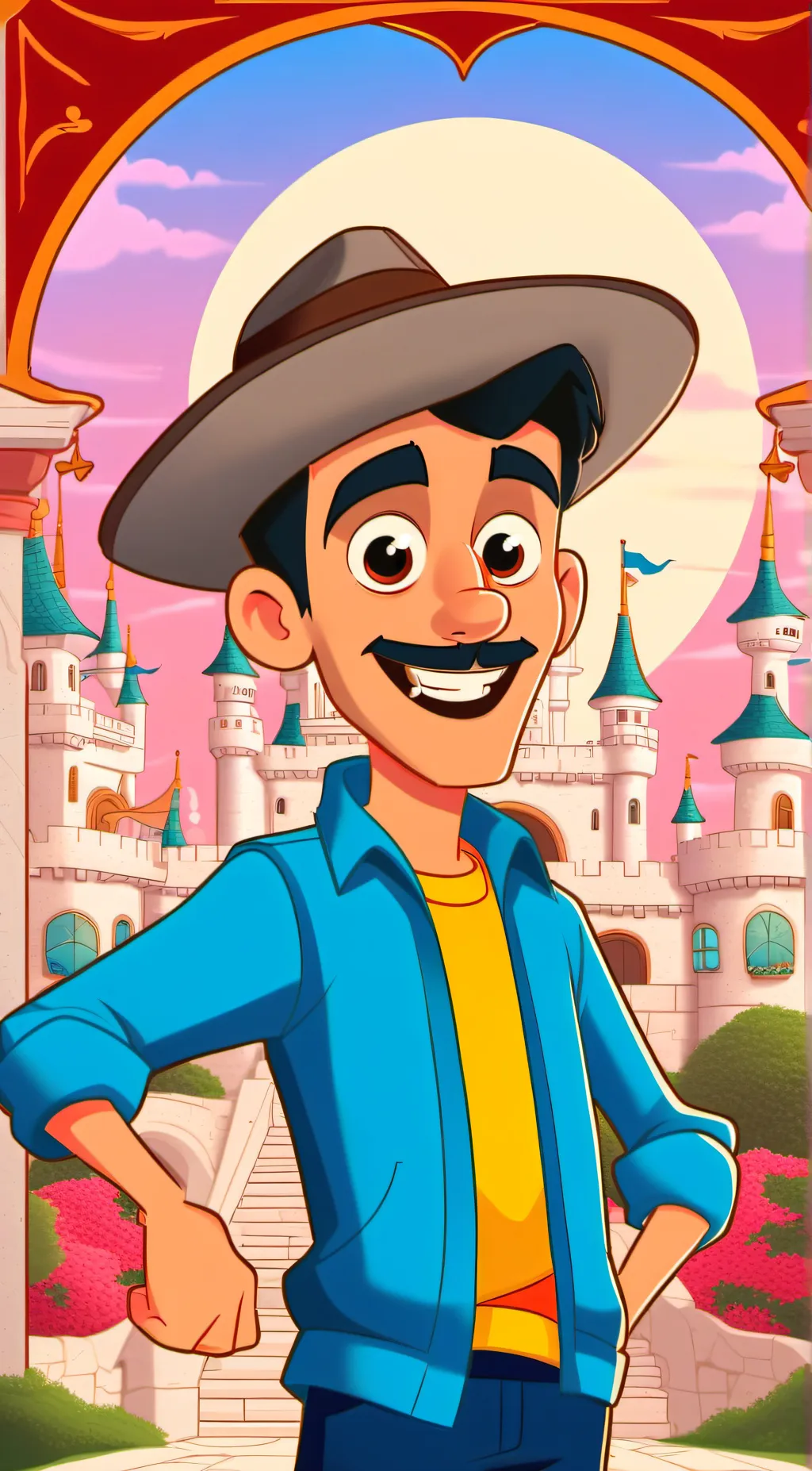 ai character: gifs background