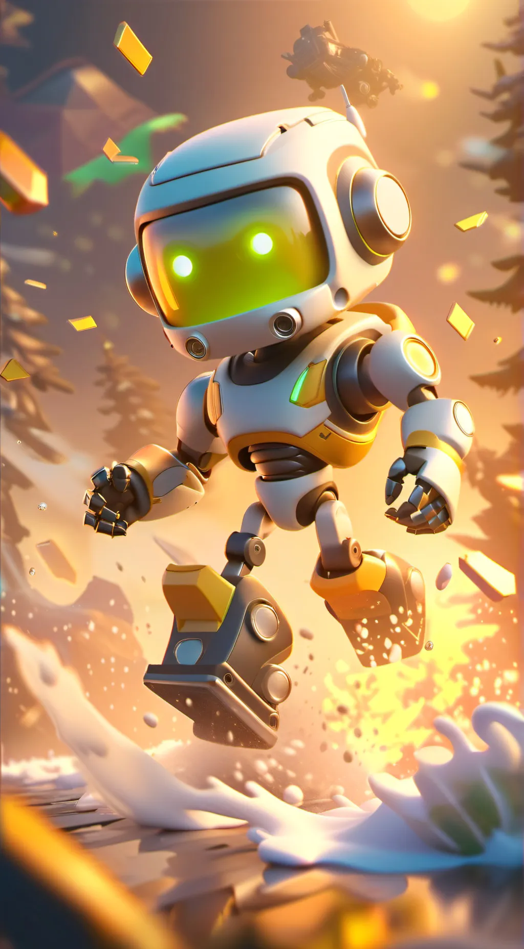 ai character: Nerd bot background