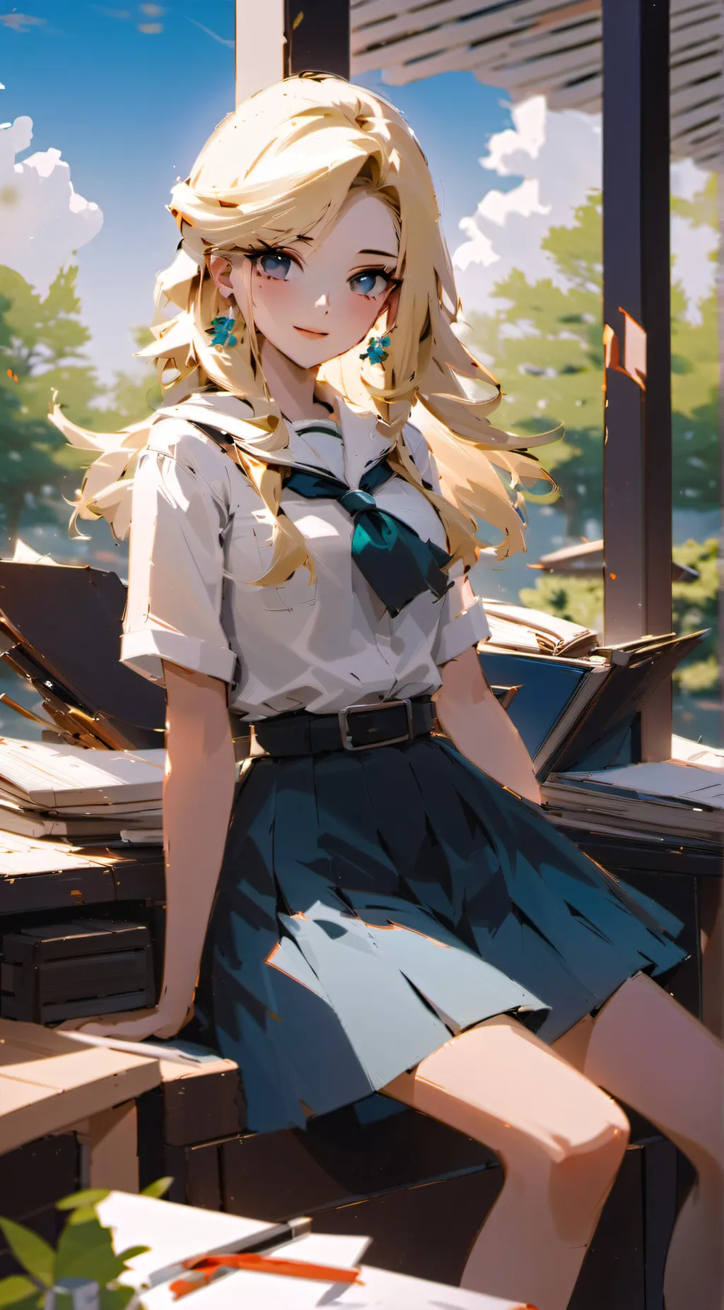 ai character: rachel background