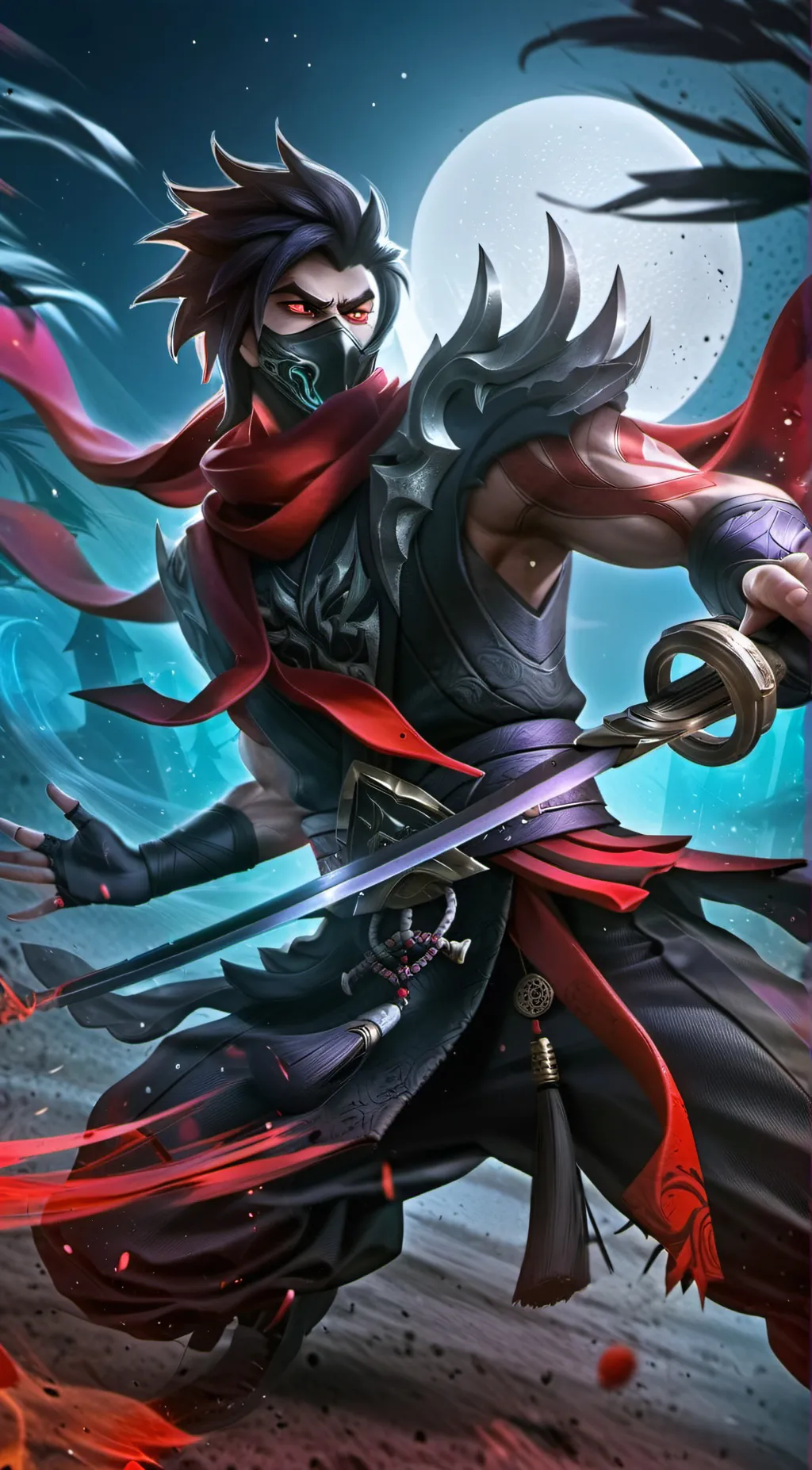 ai character: hayabusa (mlbb) background