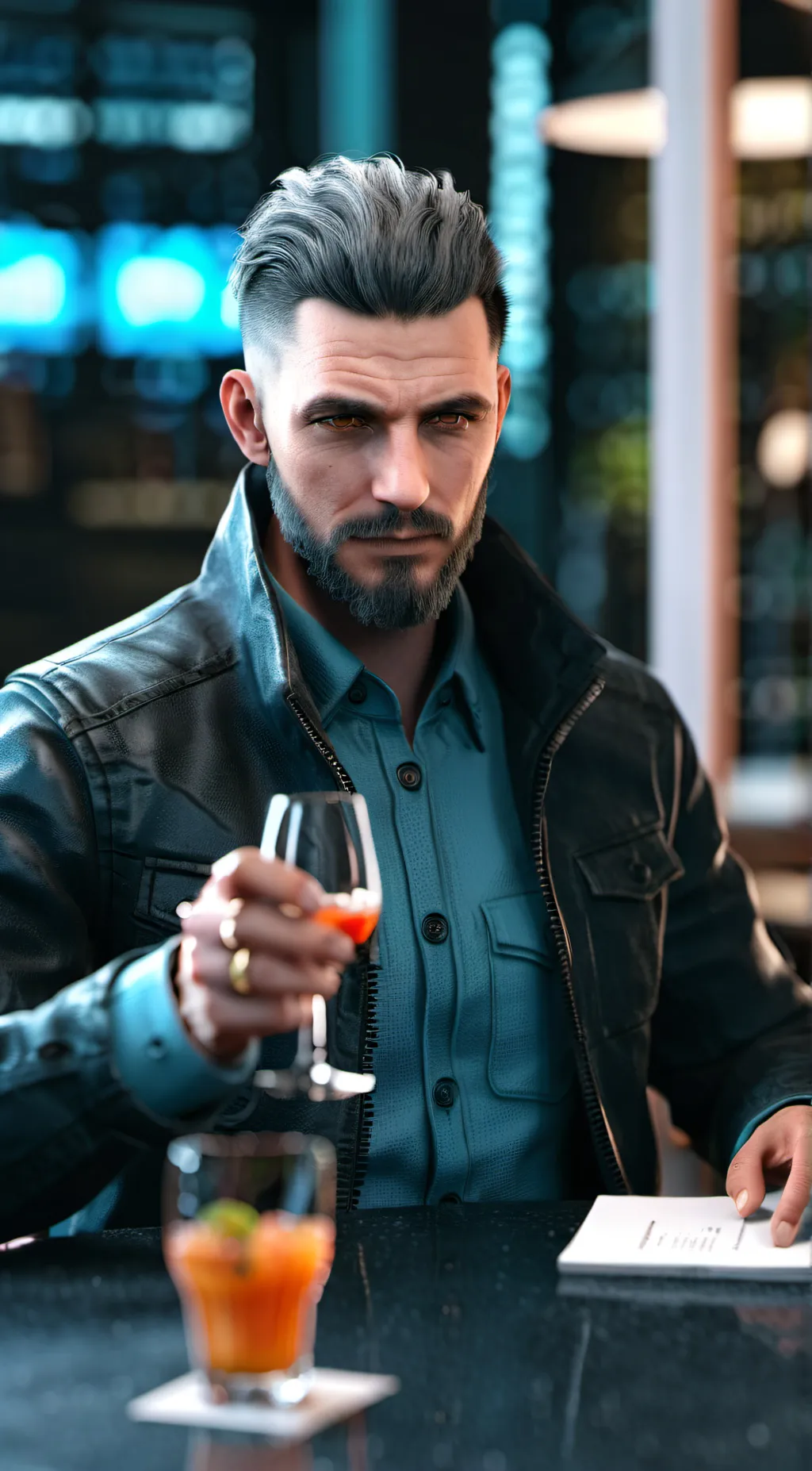 ai character: David background