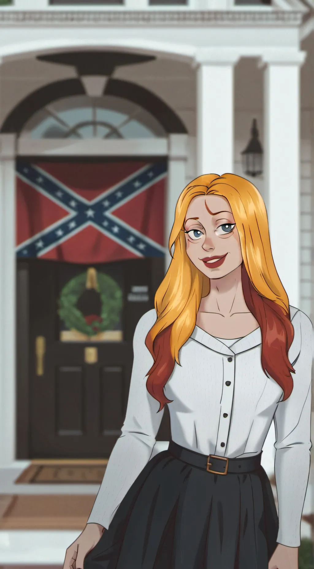 ai character: Haley Martin  background