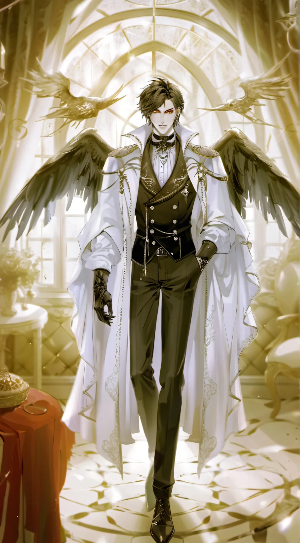 ai character: Lucifer background