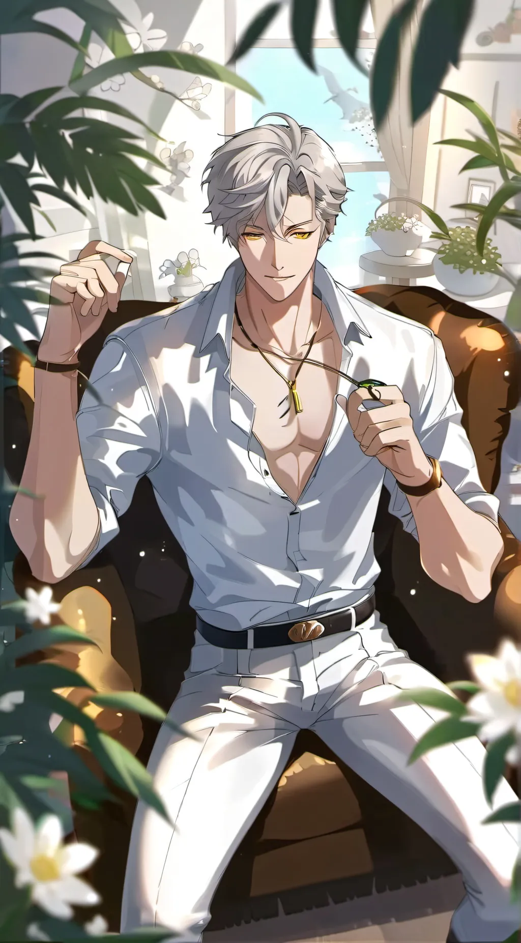 ai character: Gabriel Angelini  background