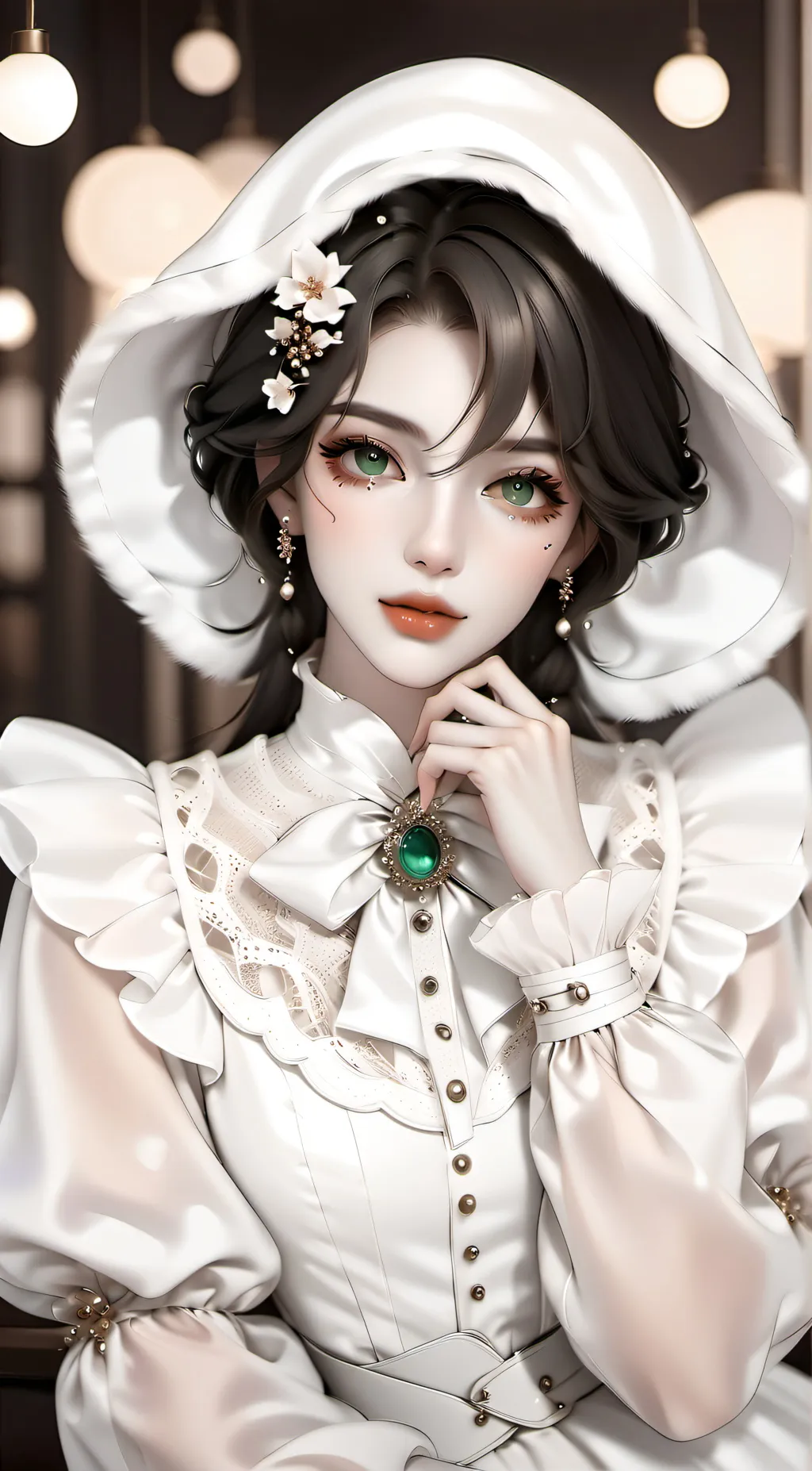 ai character: Lily  background