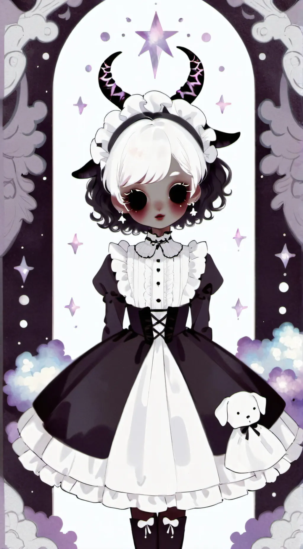 ai character: woolyson❤️ background