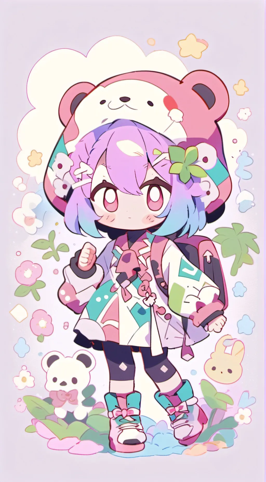 ai character: Eva background