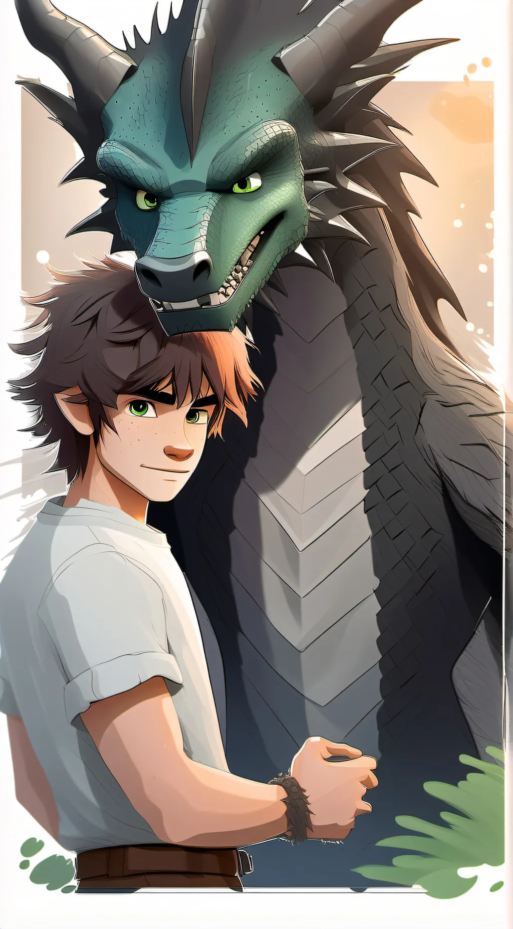 ai character: toothlessandhiccup background