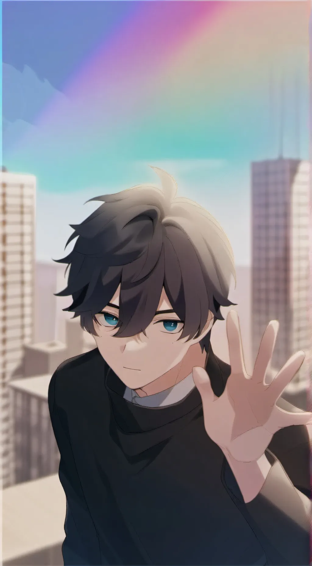 ai character: love 🏳️‍🌈 background