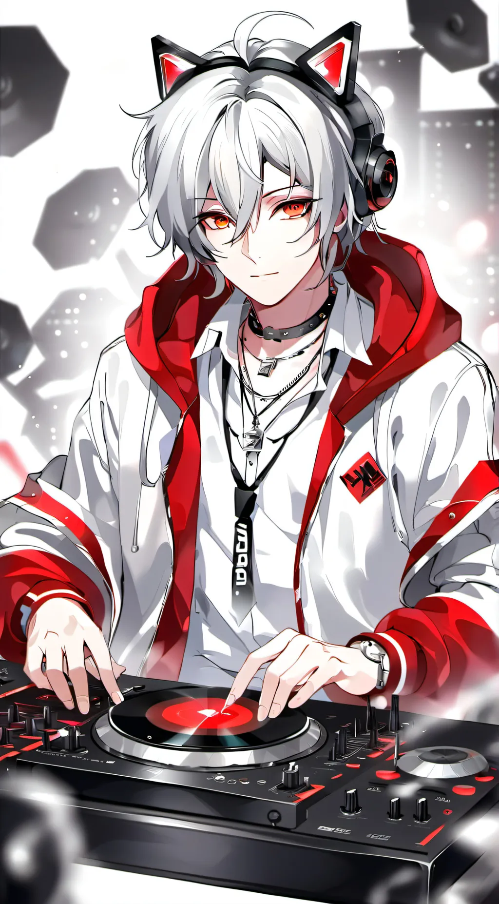 ai character: DJ background