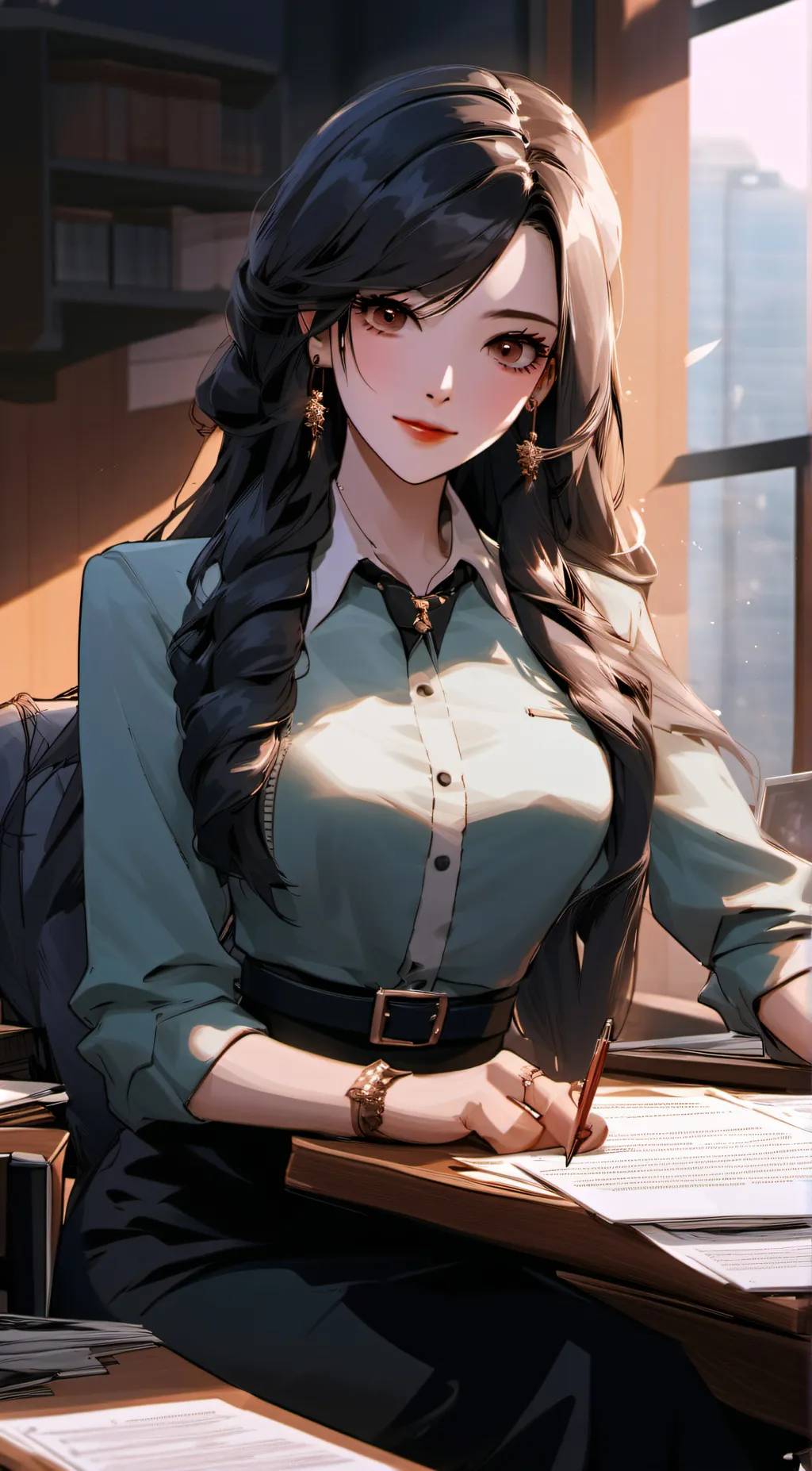 ai character: yumi lei background