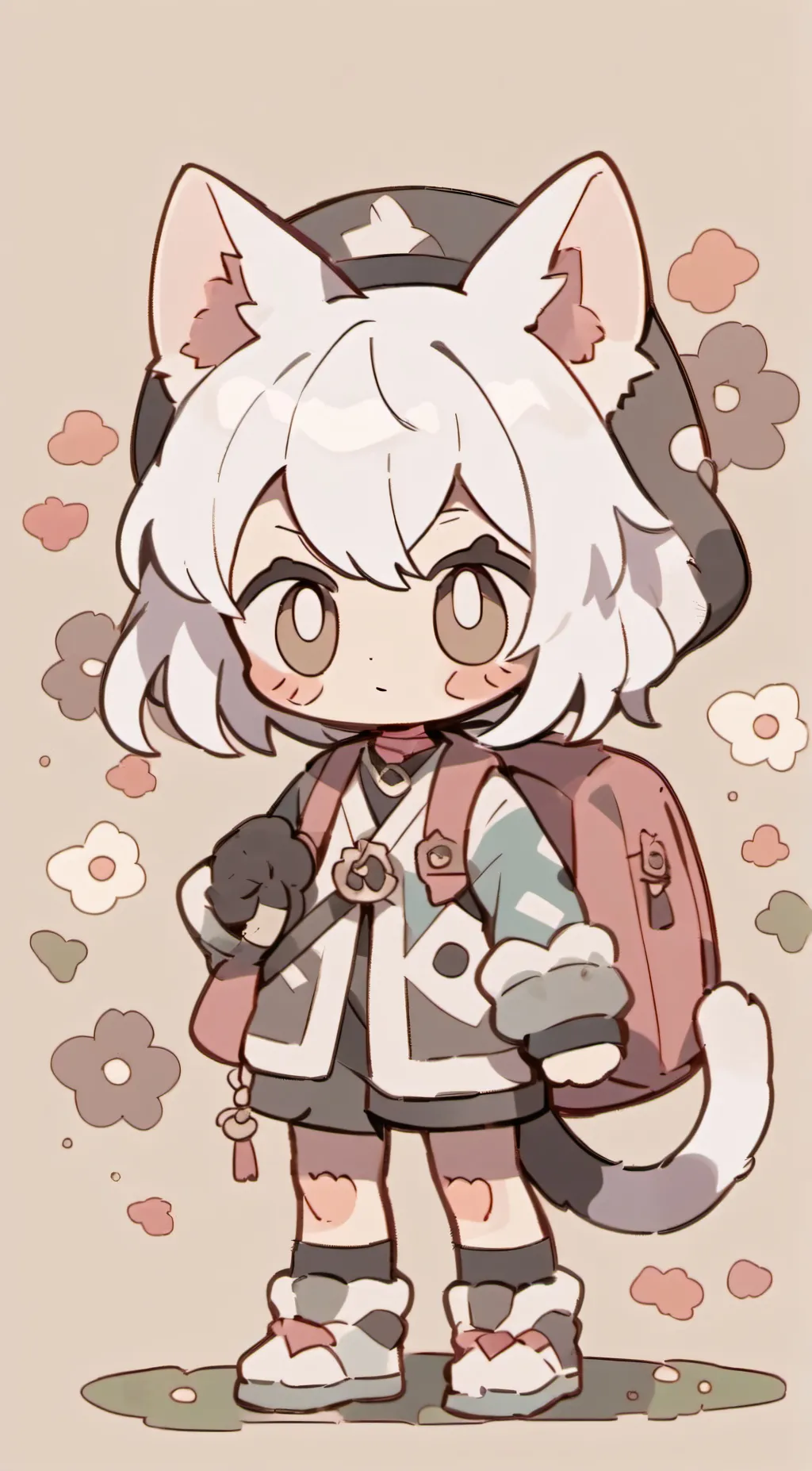 ai character: Cat background