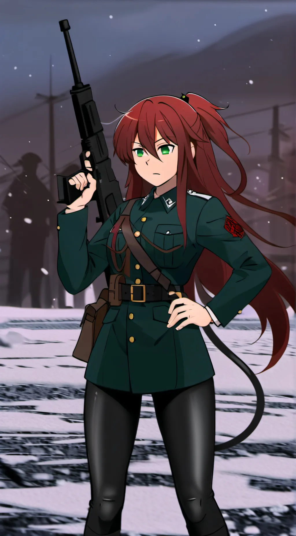 ai character: Mystique  background