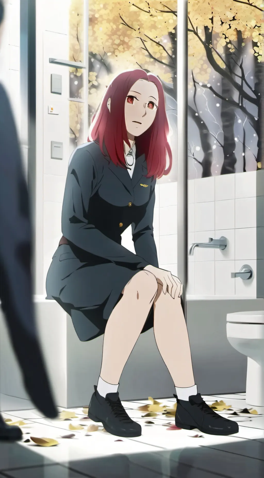 ai character: Large laser cw background