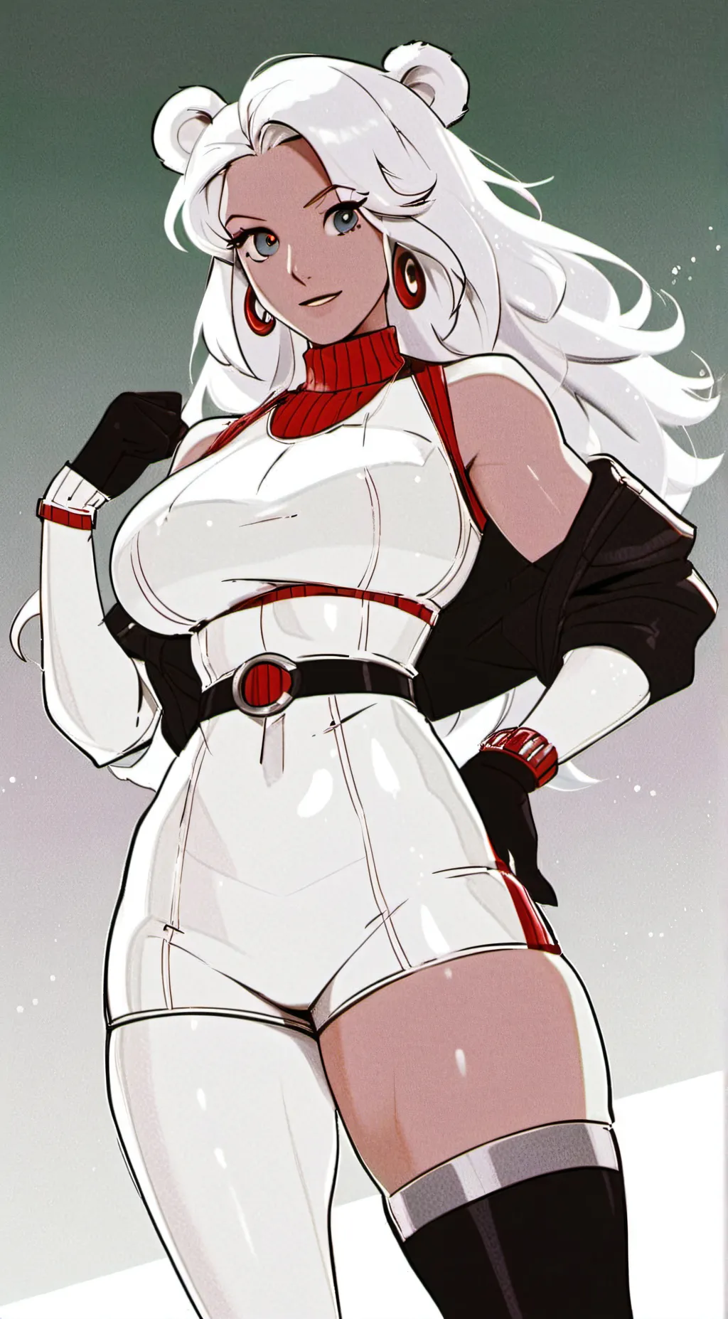 ai character: Bear girl! background