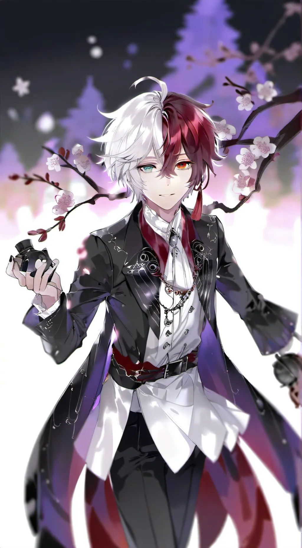 ai character: •Shoto Todoroki• background