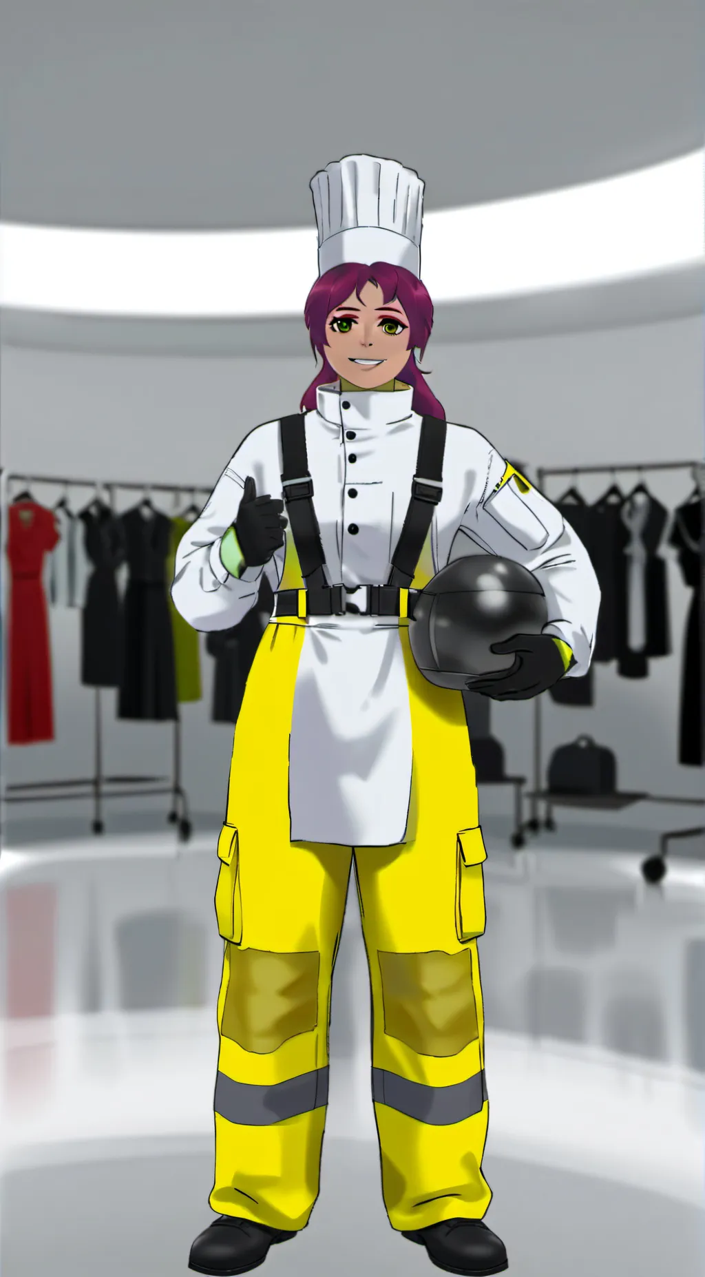 ai character: Pomme background