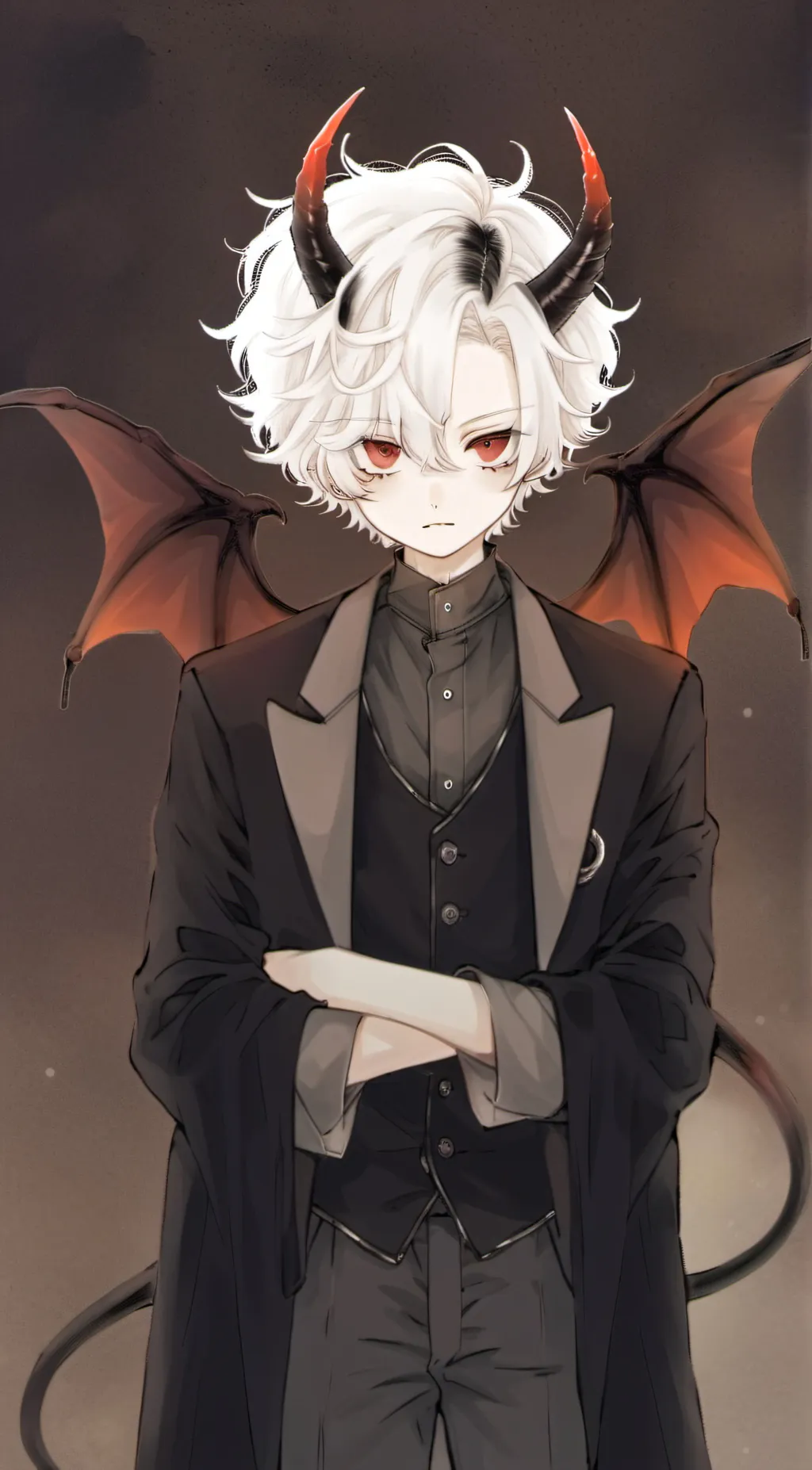 ai character: ☠︎︎Maki☠︎︎ background