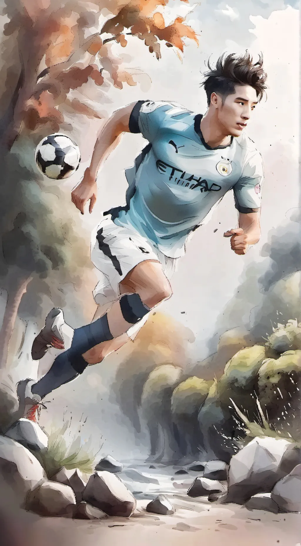 ai character: bryan😚 background