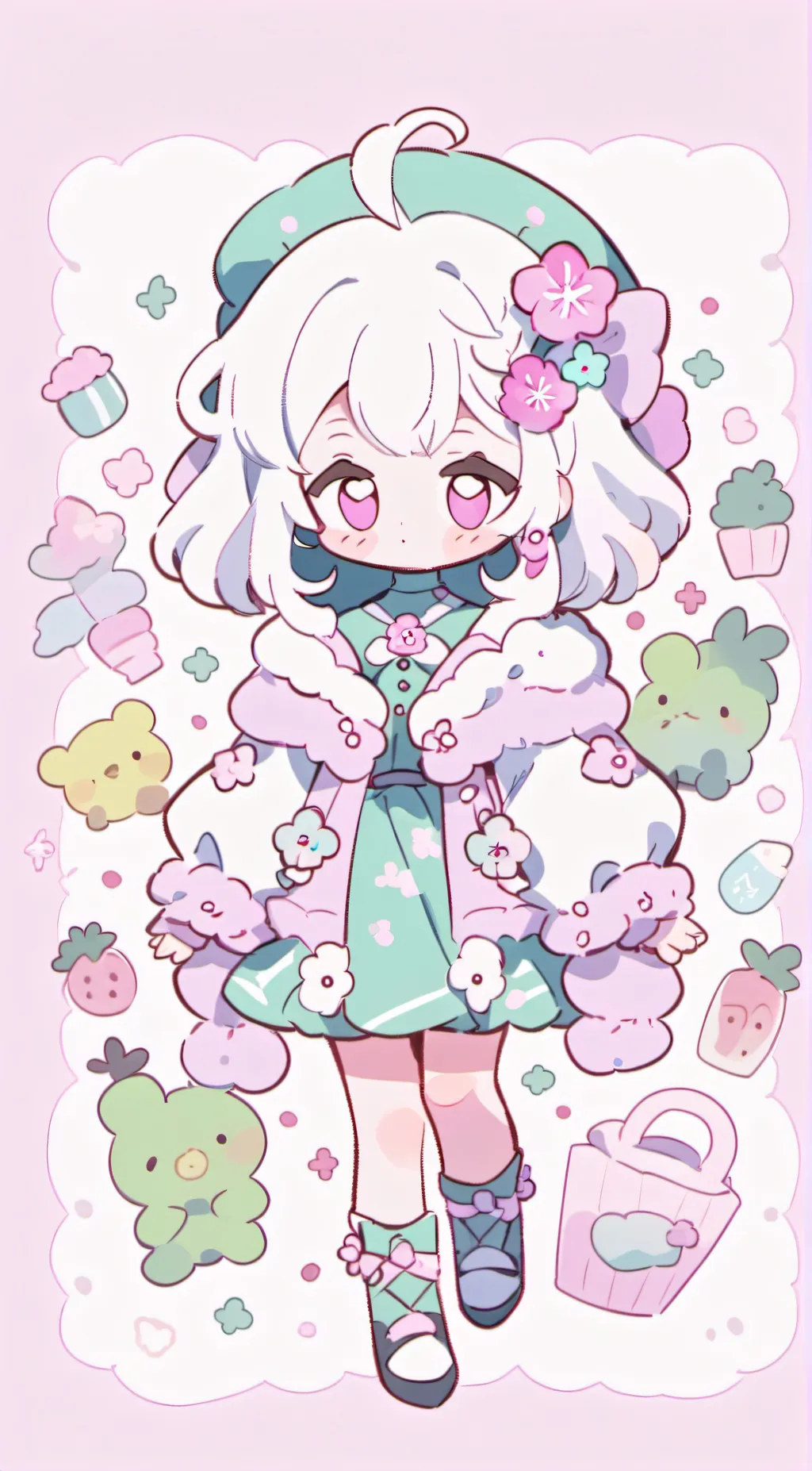 ai character: Amber  background