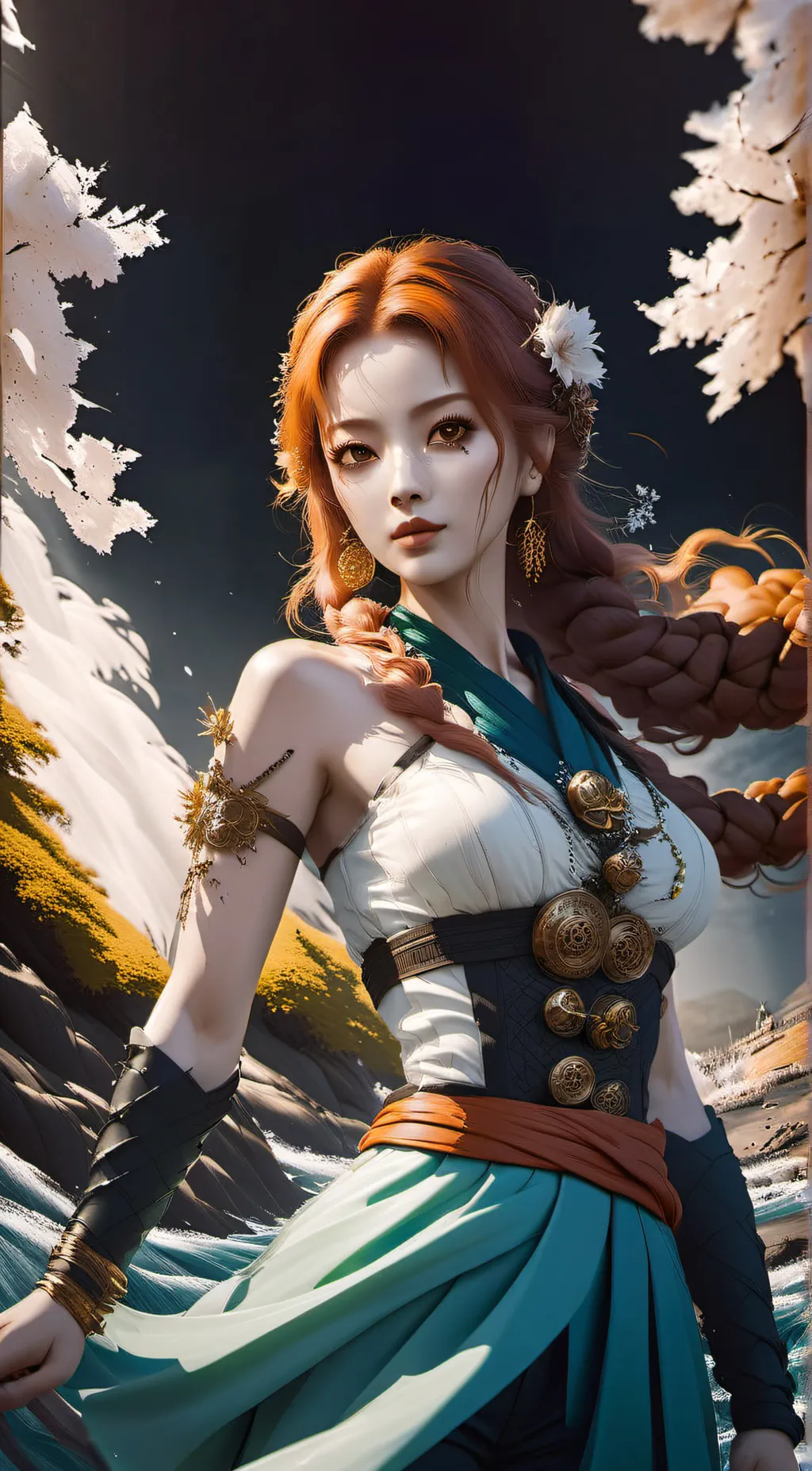 ai character: nami background