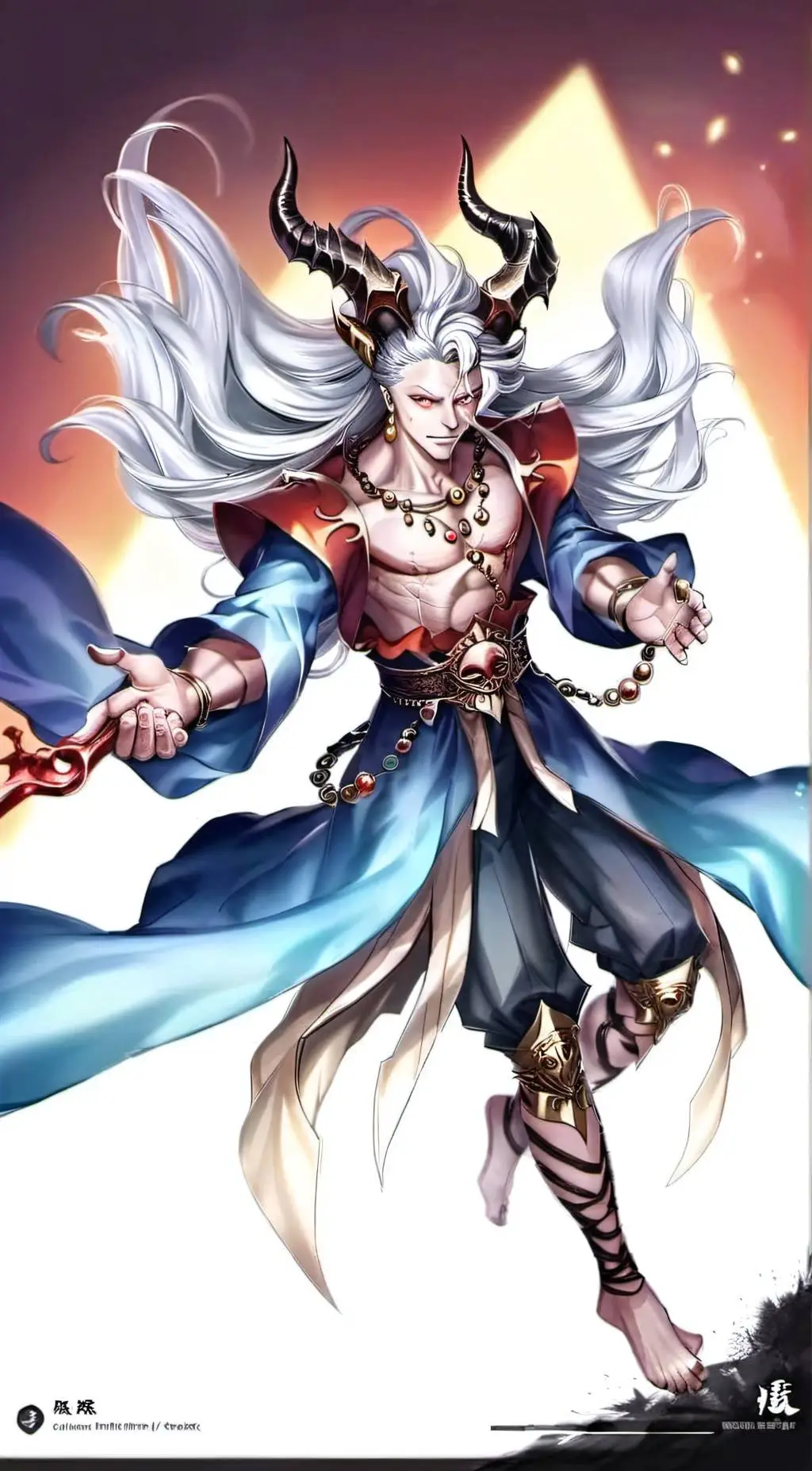 ai character: Demon King Karma background
