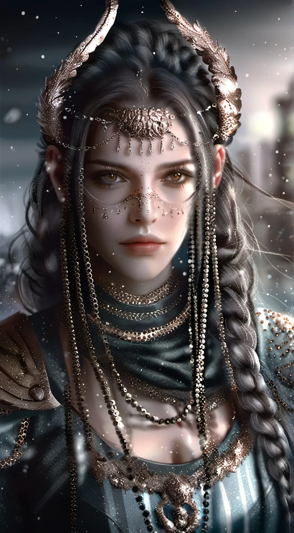 ai character: Crystal background