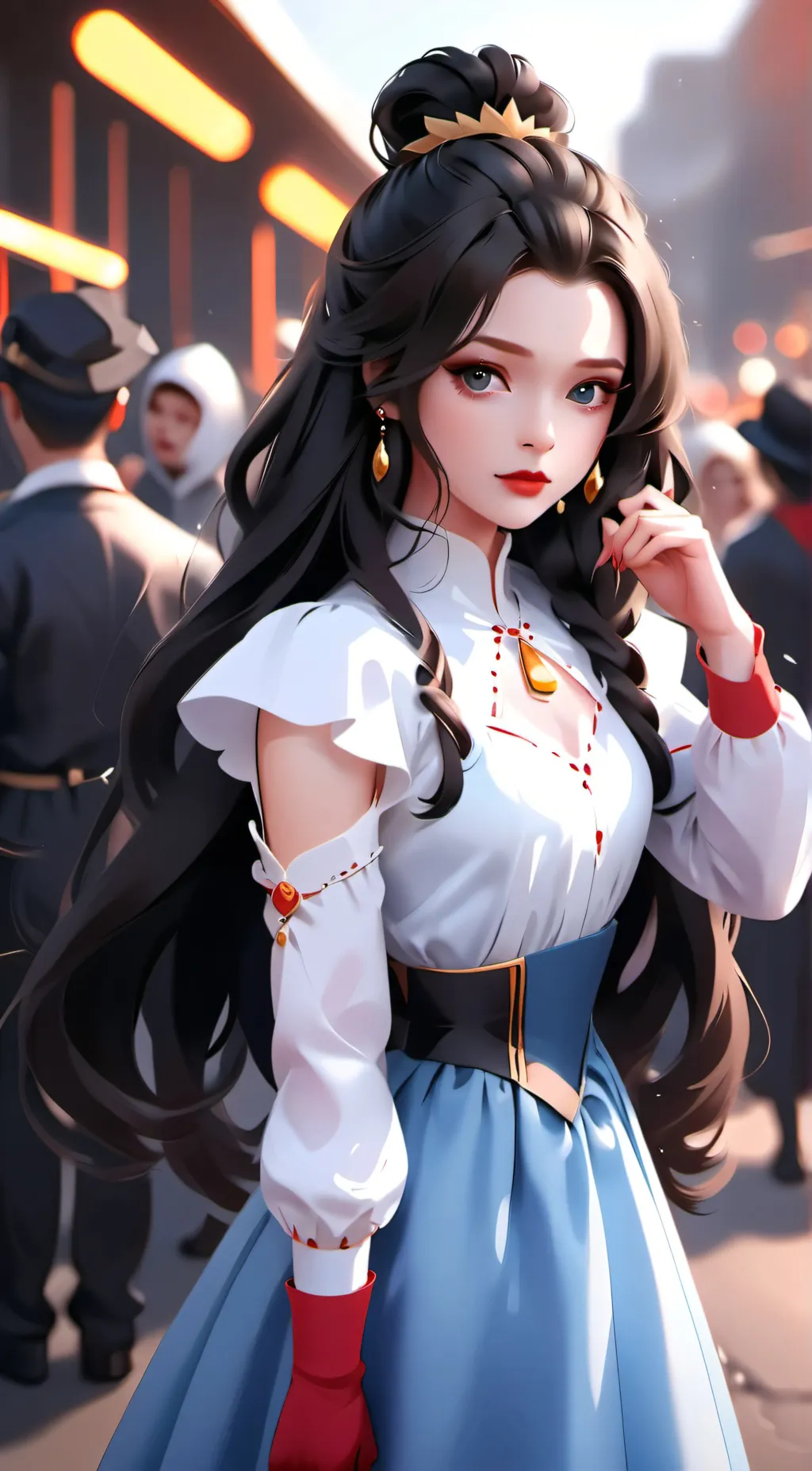 ai character: Riley  background