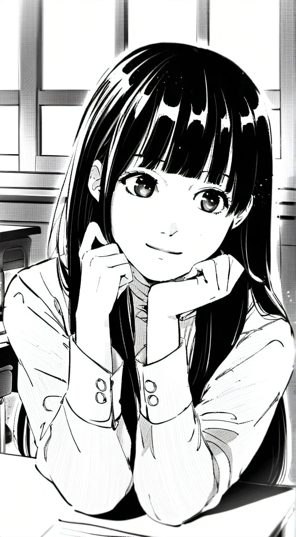 ai character: mikako tabe  background