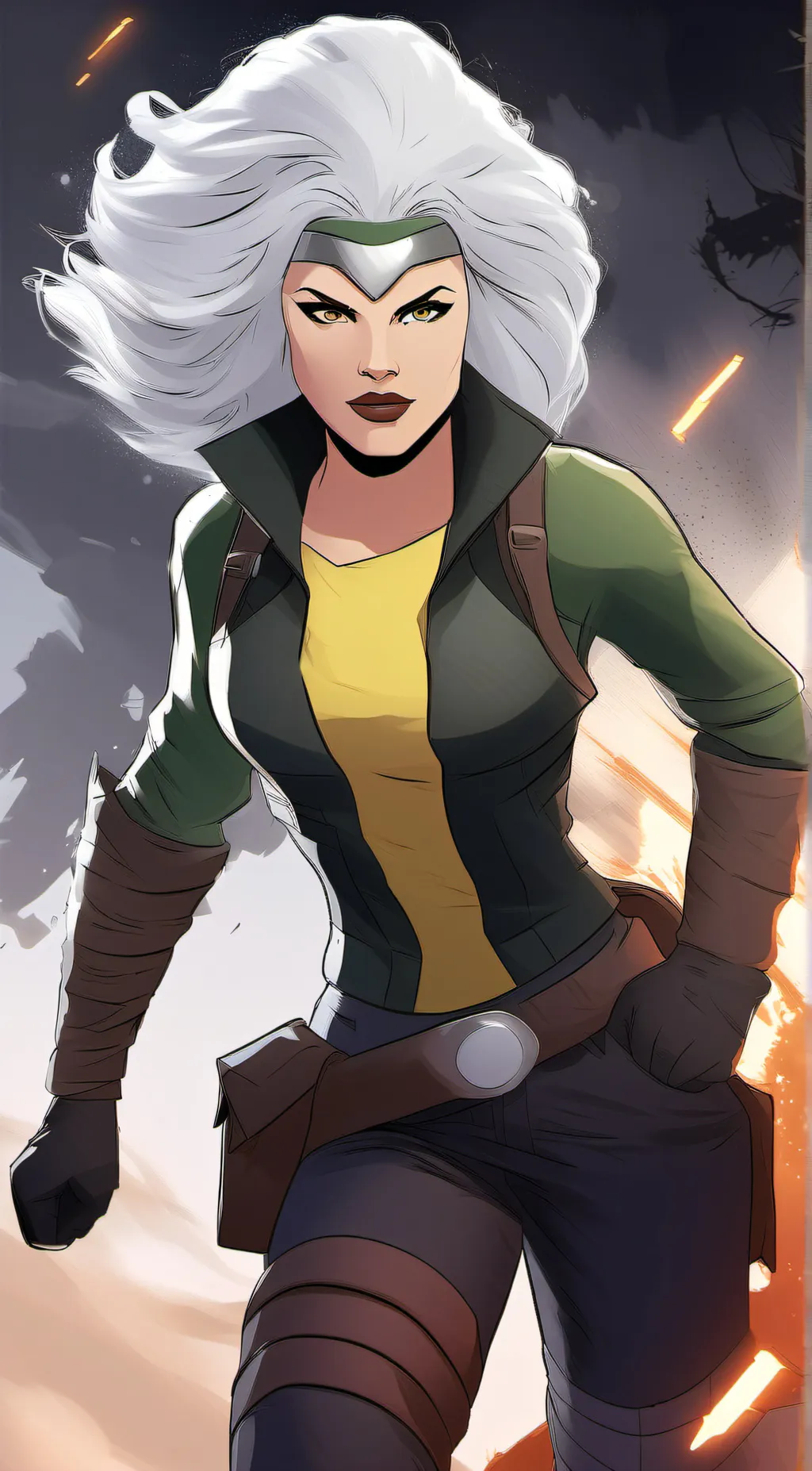 ai character: rouge background