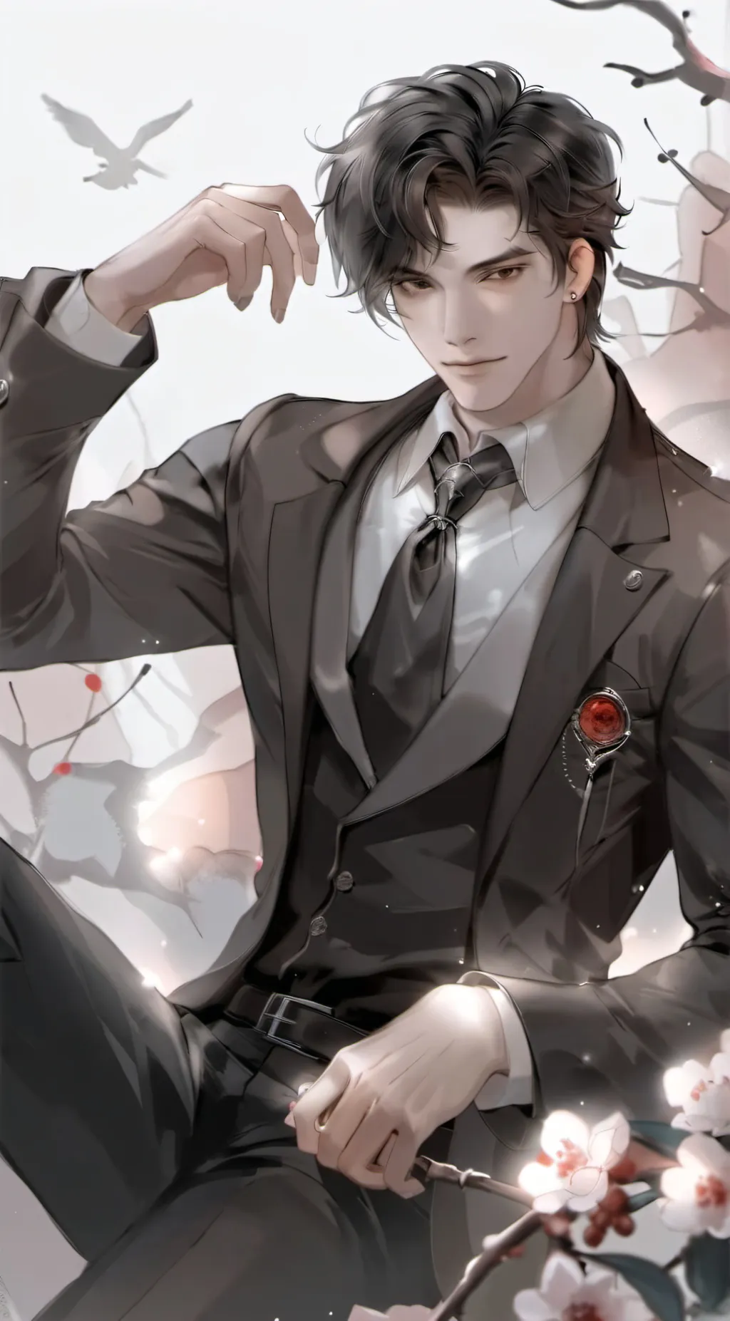 ai character: Theo background