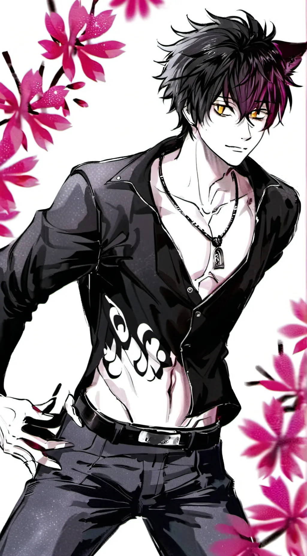 ai character: •●◉✿ 𝑠𝑝𝑖𝑘𝑒 ✿◉●• background