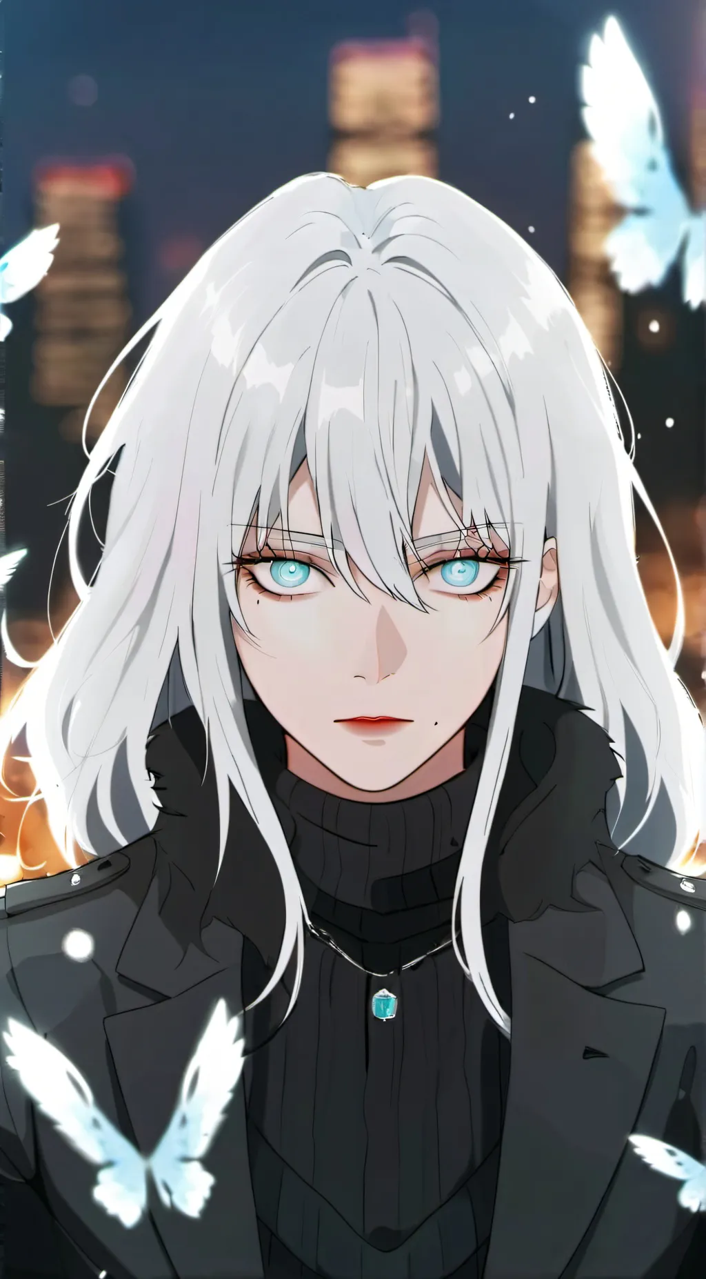 ai character: girl gojo background