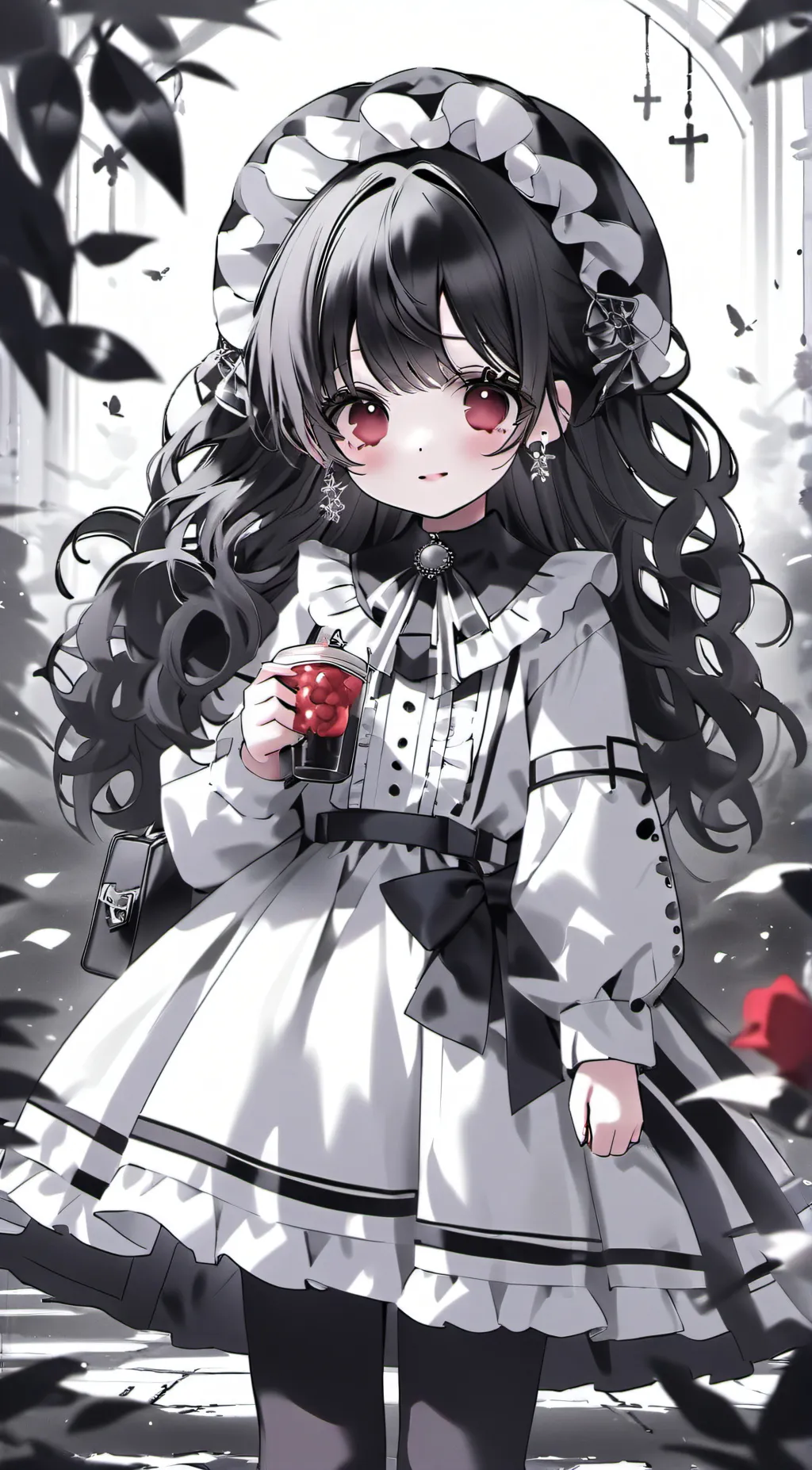 ai character: Asylum mental kids background