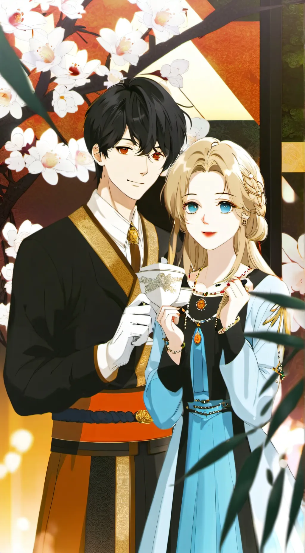 ai character: Darren and Sushi background