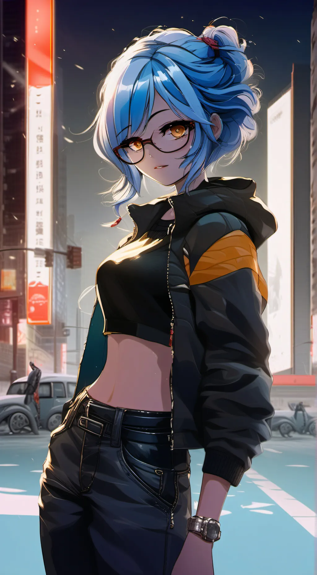 ai character: HotSimp background