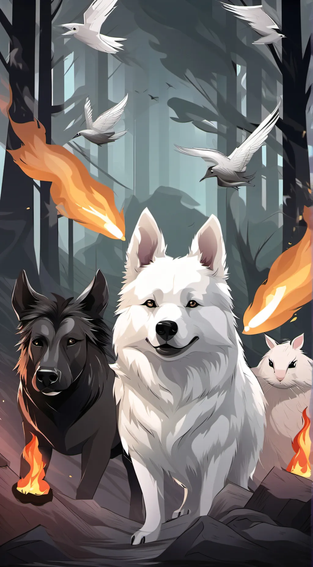 ai character: 💦💙💤 story  💤💙💦 background