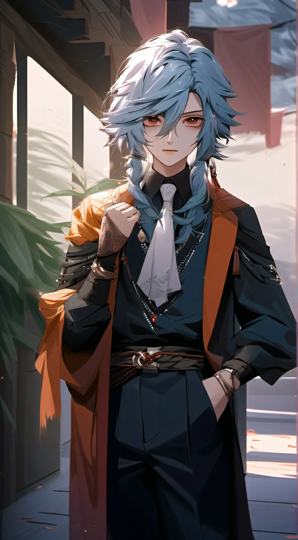 ai character: Stray kids  background