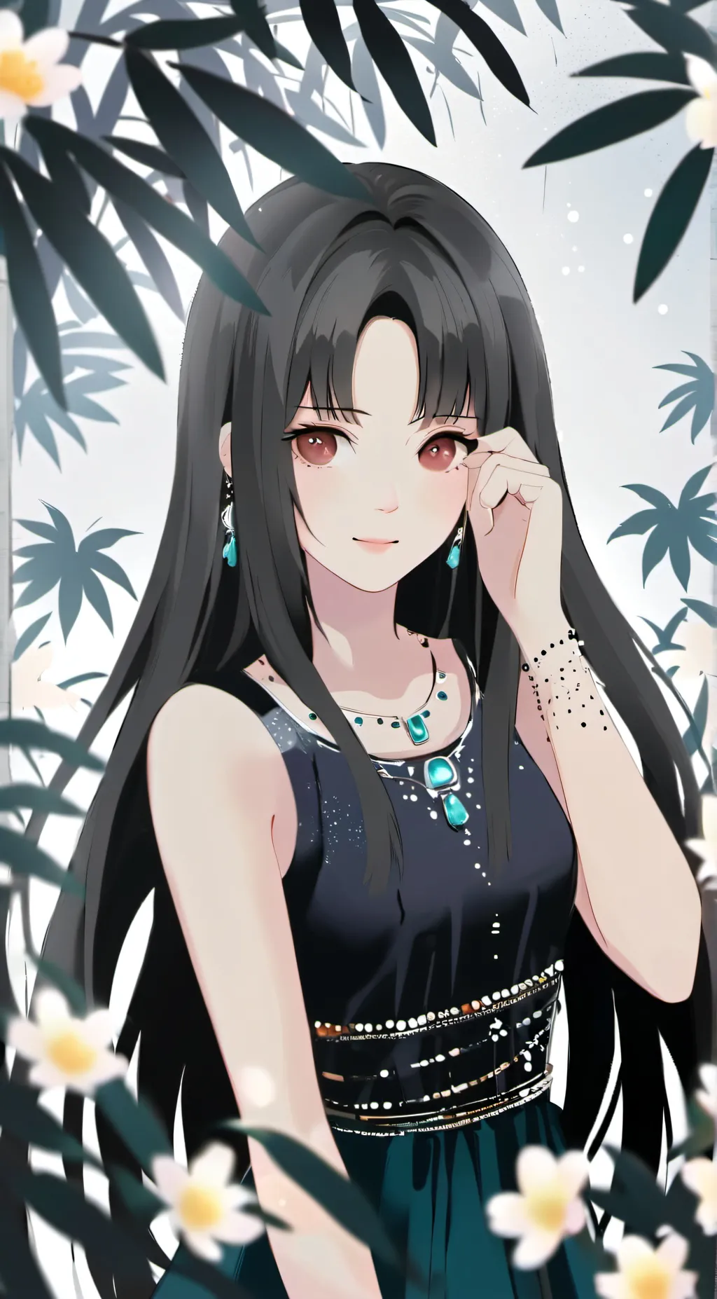 ai character: ashly  background