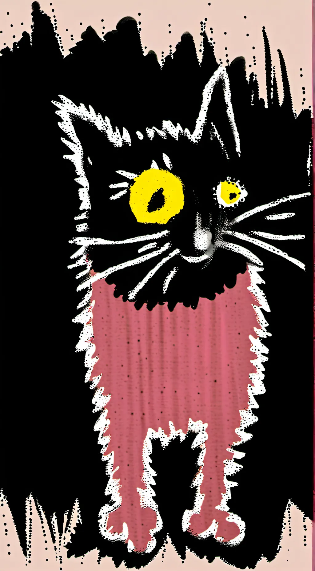 ai character: Cracked Out Cat background