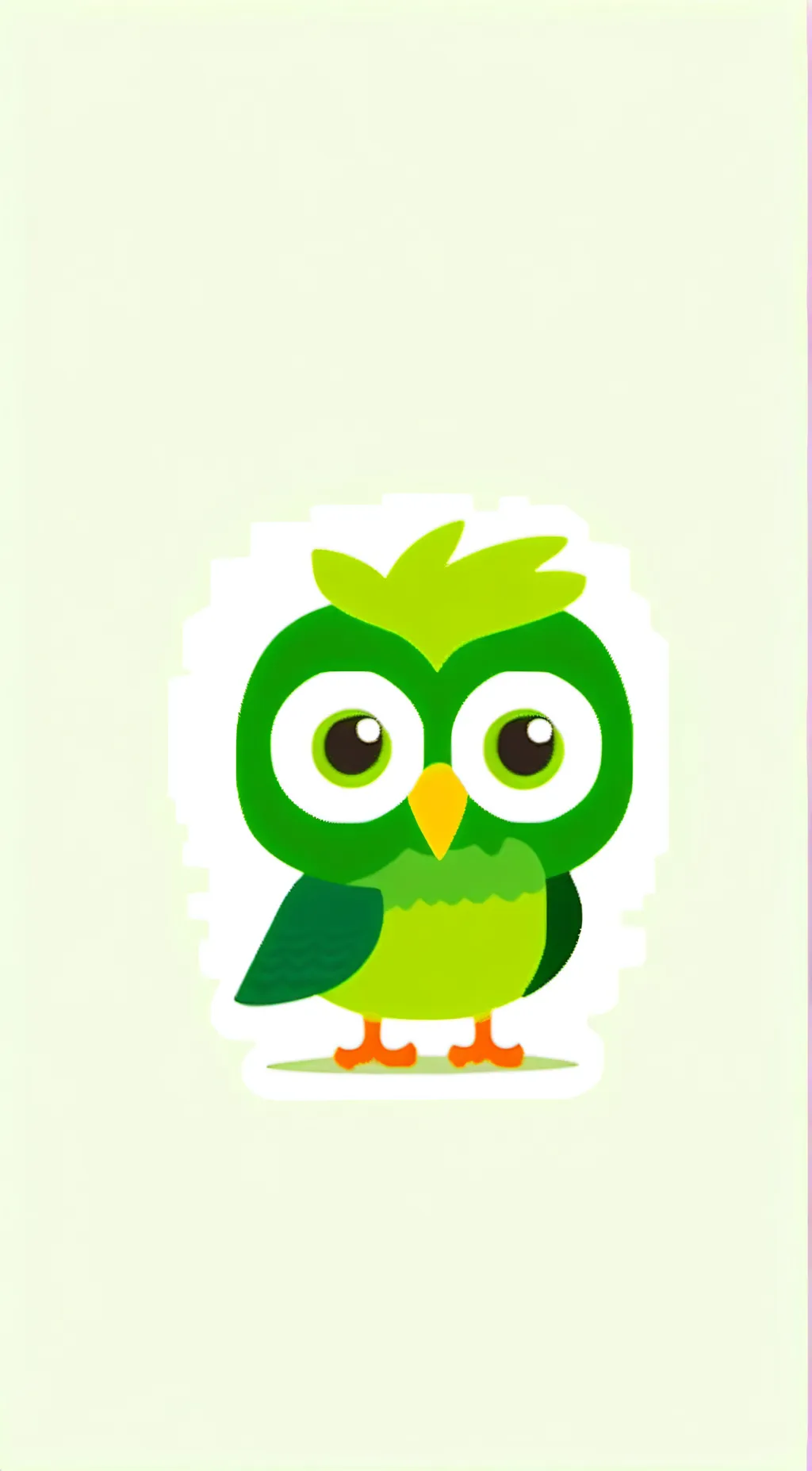 ai character: DUOLINGO background