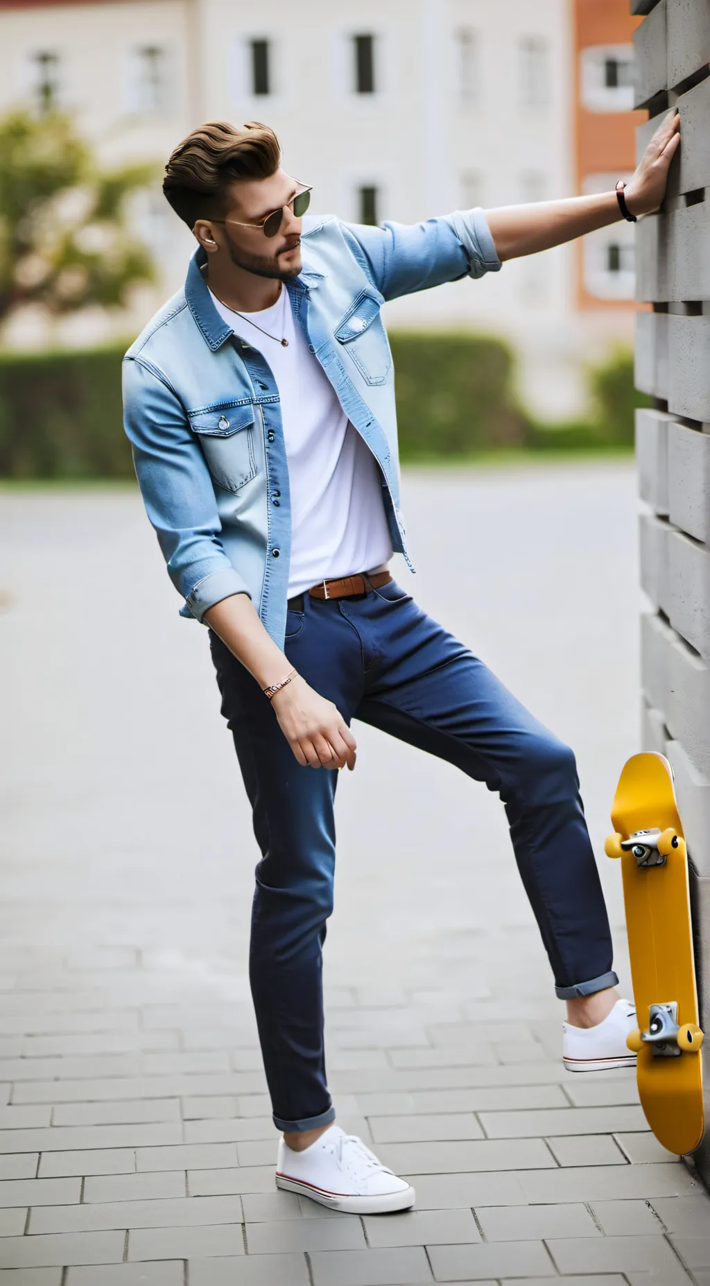 ai character: Clark Davidson background