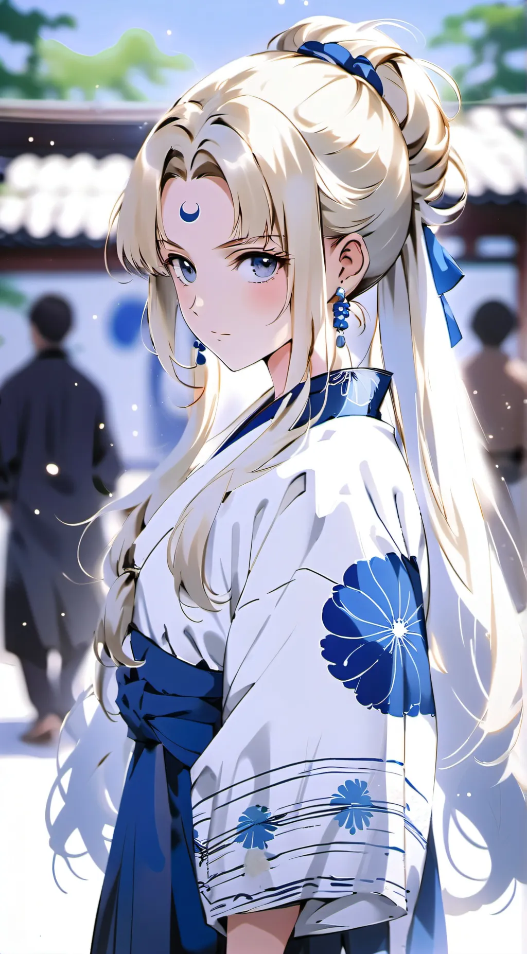 ai character: Tsuki background