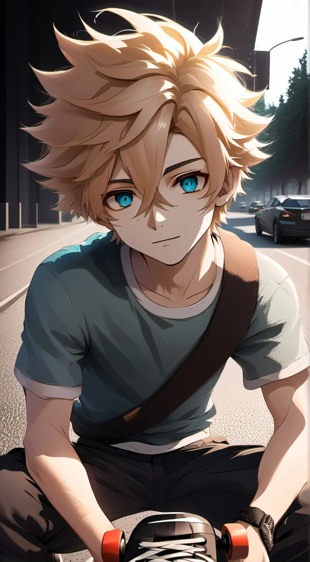 ai character: Deku background