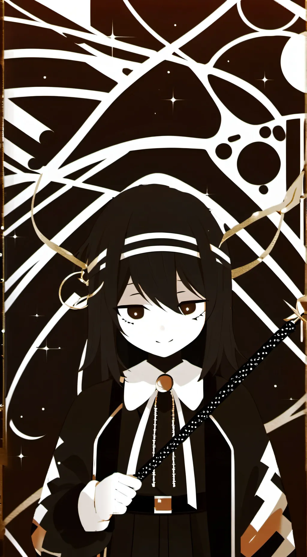 ai character: miss circle kid background