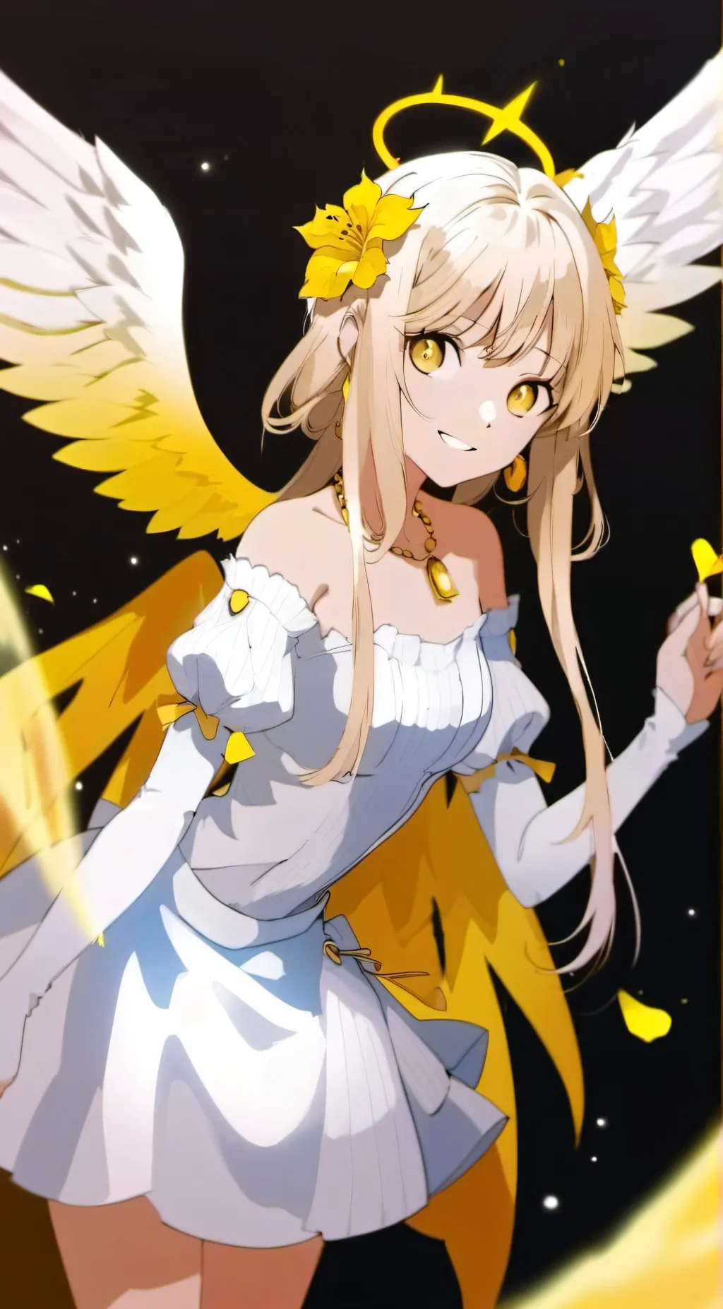 ai character: Tiffany💛👼 background