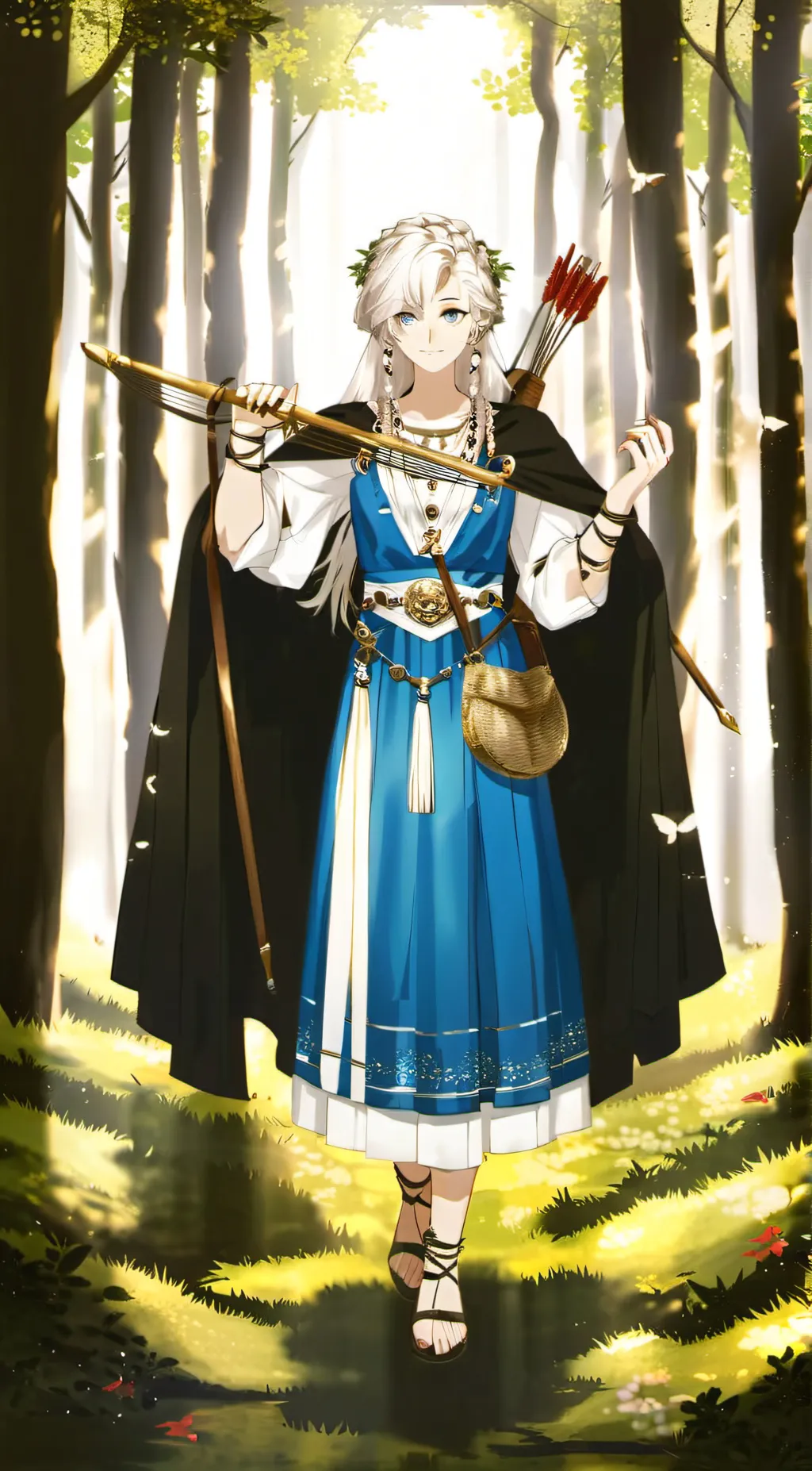 ai character: Artemis  background